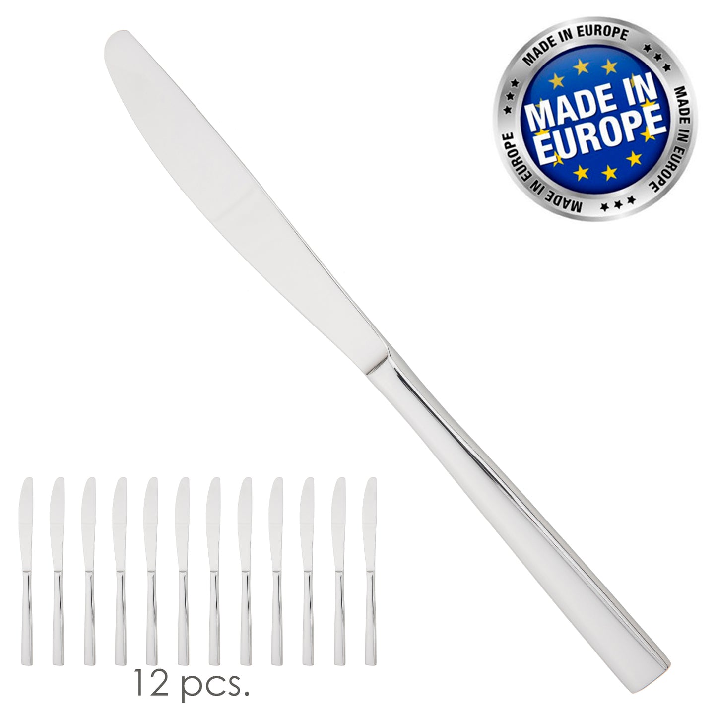 Cuchillo Mesa Flair 213 mm.Caja 12 unidades