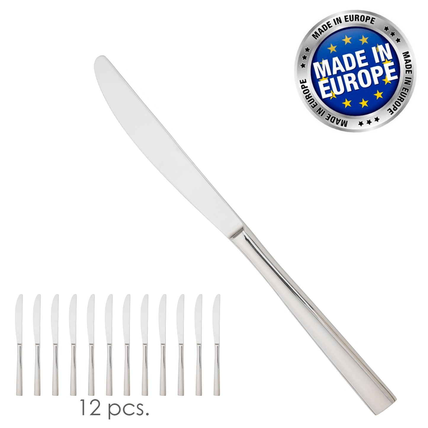 Faca de Sobremesa Flair 199 mm Caixa 12 unidades