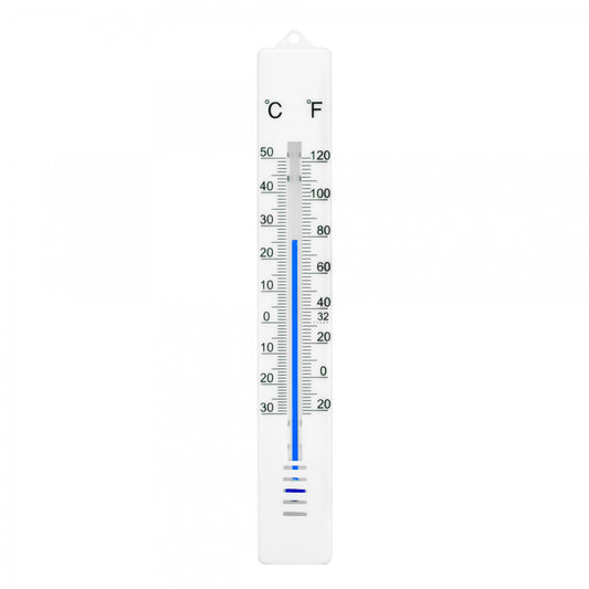 Termómetro de parede/jardim, interior/exterior Plástico 17 cm.