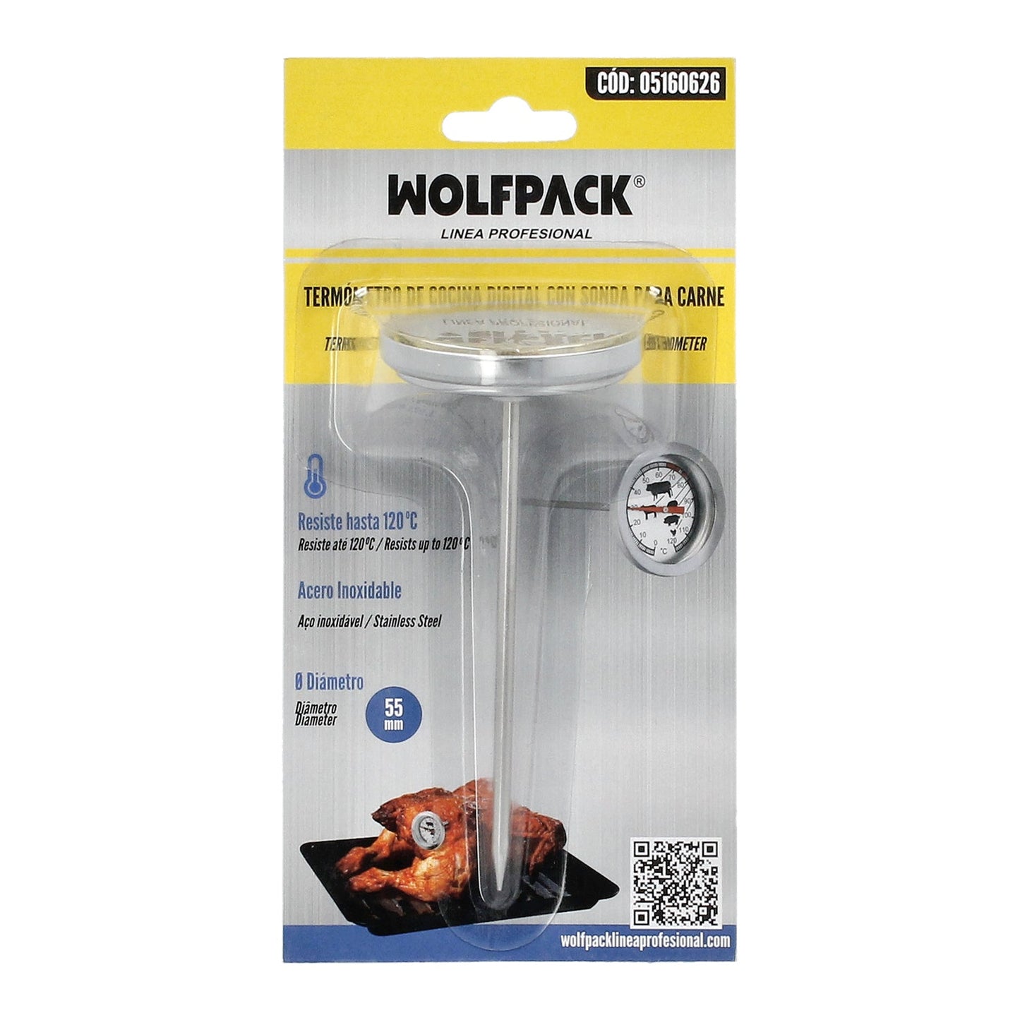 Termometro Oryx Cocina Para Carne Con Sonda.