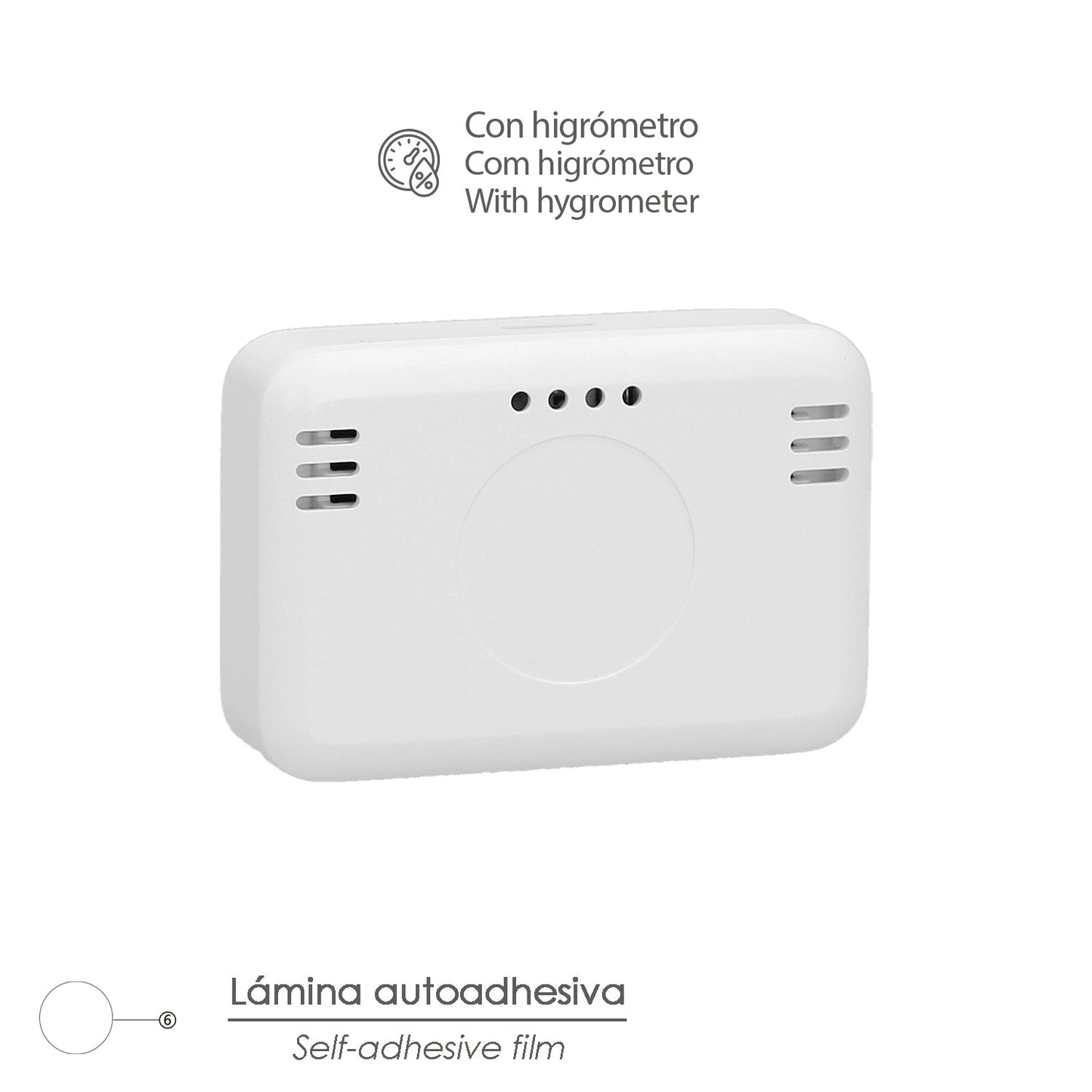 Termometro Digital Con Indicador Humedad