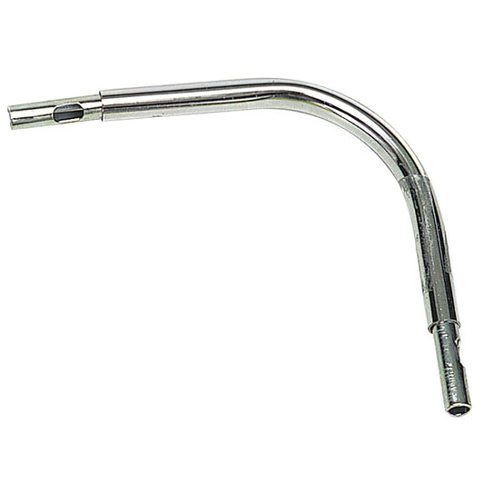 Cotovelo Para 12 mm.Ø Tubo Cromado 10x10 cm. Com 2 Emendas