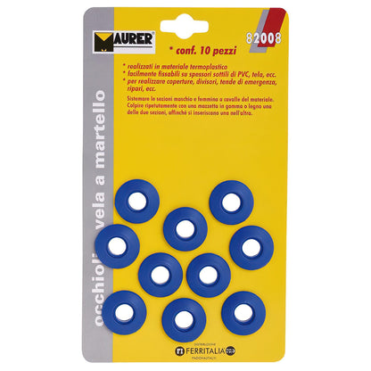 Juego Corchetes Plastico Maurer (10 Piezas)