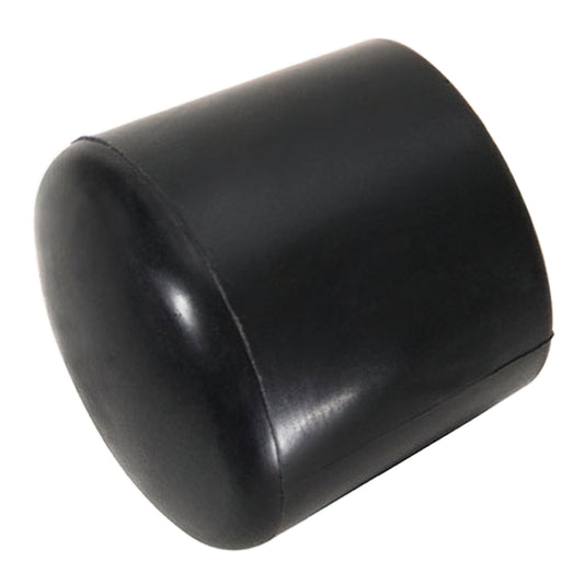 Virola externa redonda de plástico preto 22 mm. Bolsa 200 Unidades