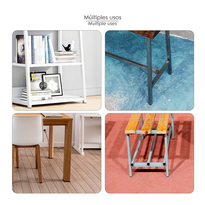 Contera Plástico Rectangular Interior. Color Negro 30x20 mm Bolsa 200 Unidades.