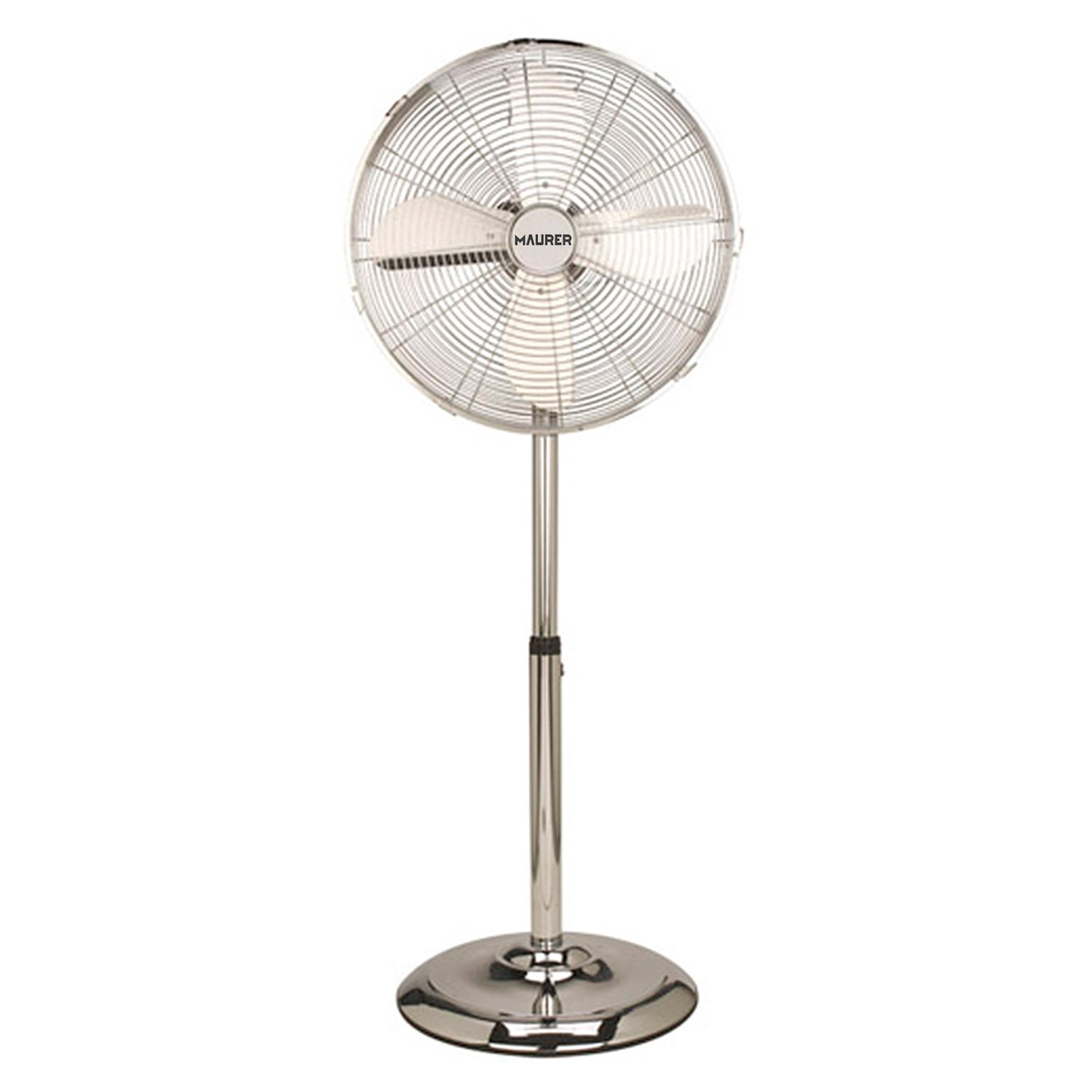 Ventilador de chão Maurer 125 cm. alto cromo
