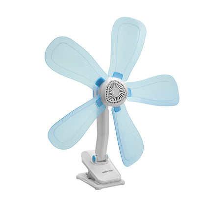 Ventilador Con Clip Ø 43 cm. Ideal para Hogar, Oficina, Camping, Ventilador Mesa Portatil