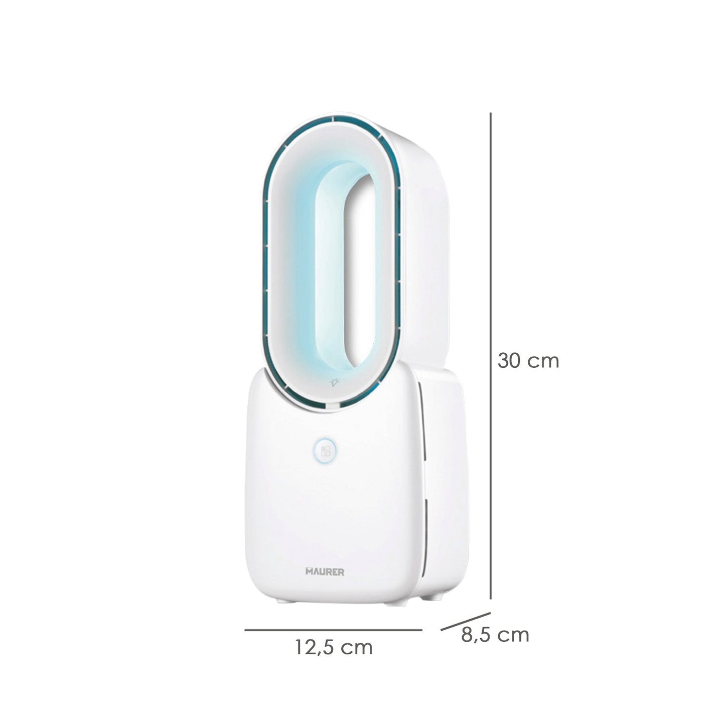Ventilador Sobremesa Bateria Sin Palas