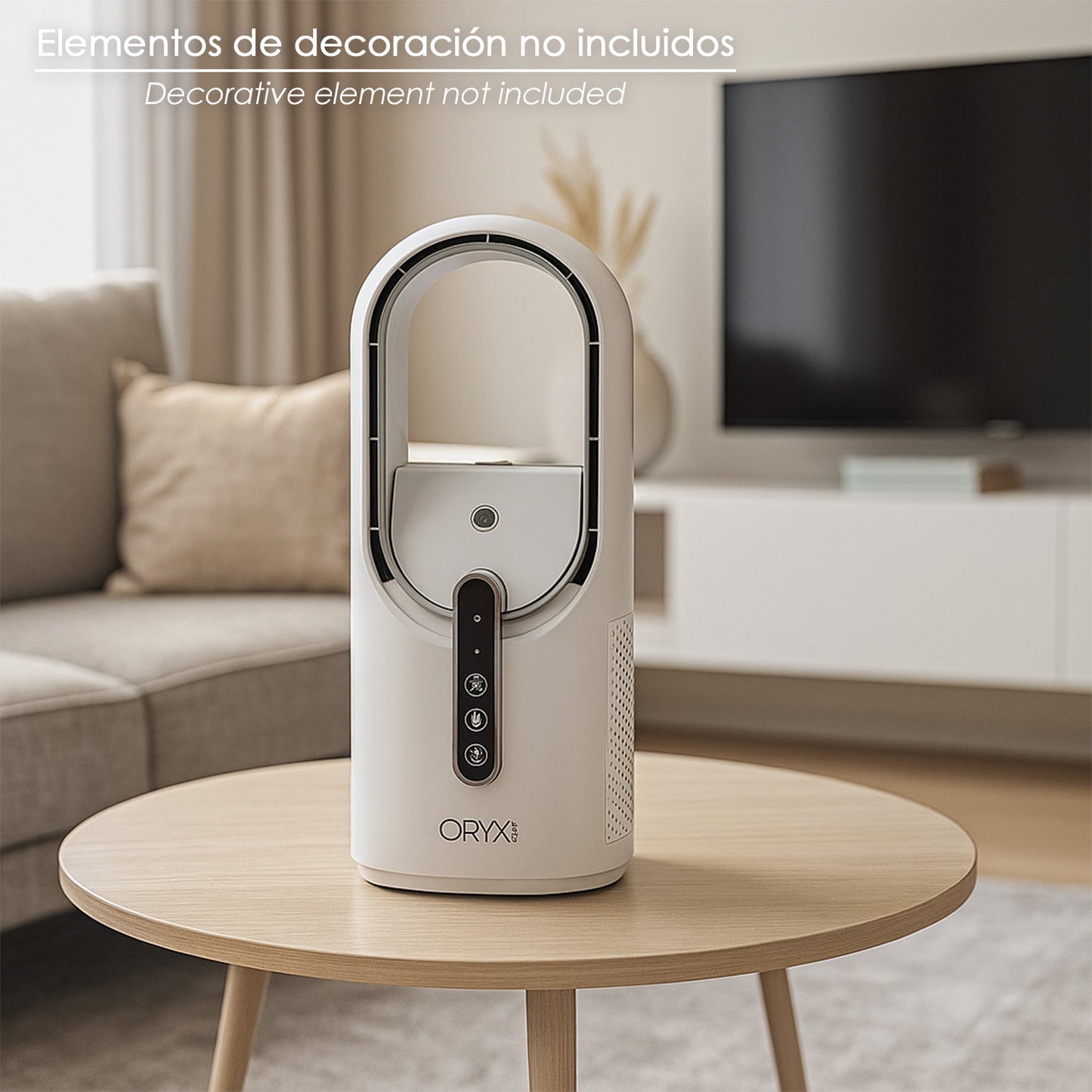 Ventilador Sobremesa Bateria Sin Aspas