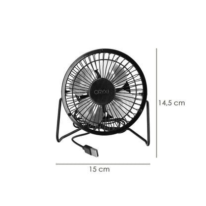 Ventilador Sobremesa 10 cm. 2,5 Watt USB.