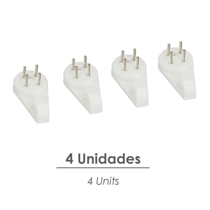 Cuelga Cuadros Gancho Pequeño (Blister 4 unidades) Clavar