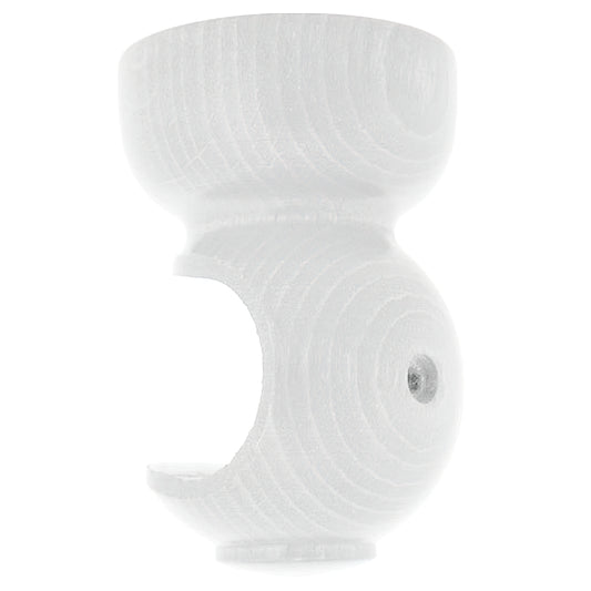 Suporte de Teto Madeira Lisa 20x 68 mm. Branco