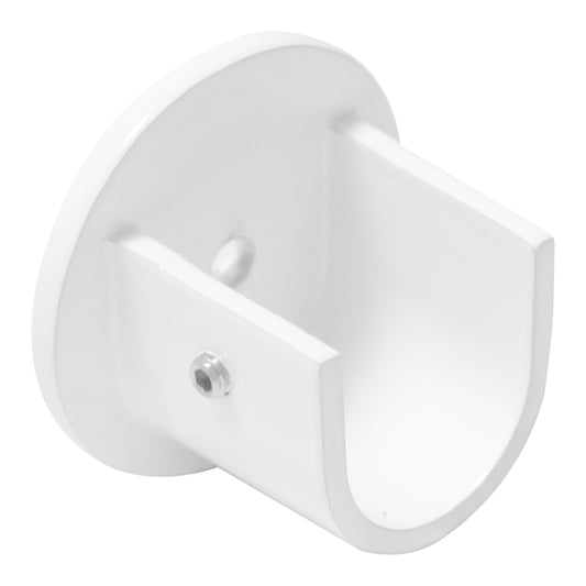 Suporte Lateral em Zircônia Para Barras Ø 20 mm. Acabamento branco (2 peças)
