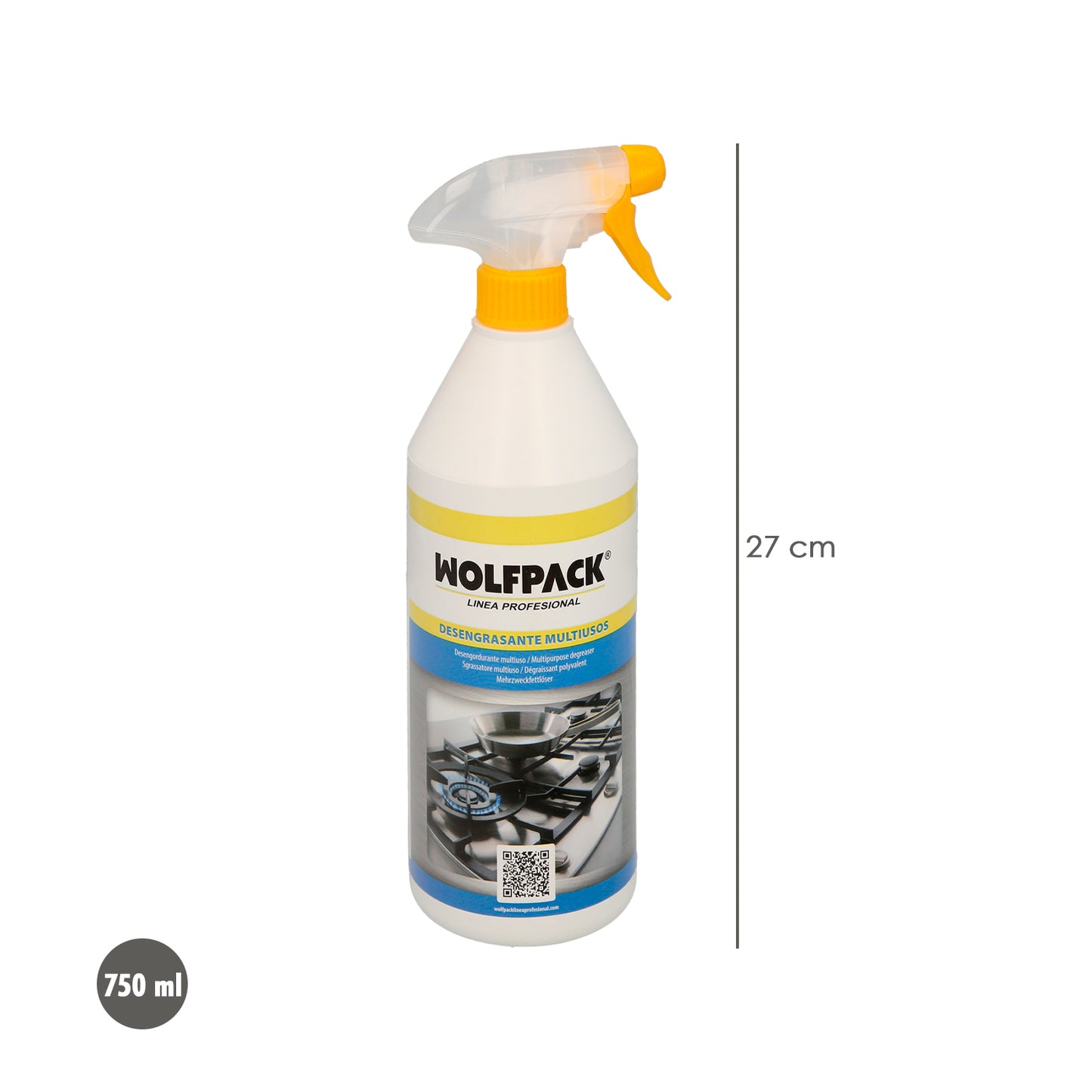 Detergente Desengordurante Multiusos 750 ml.