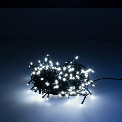 Luzes de natal de 500 leds cor branca fria luz de natal interna e externa IP44