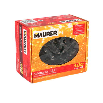 Luzes de natal de 500 leds cor branca fria luz de natal interna e externa IP44