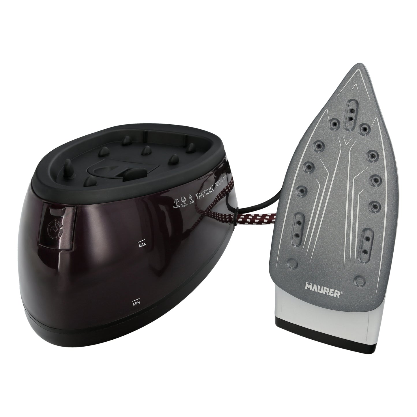 Plancha Vapor-Centro Planchado 2400 Watt.