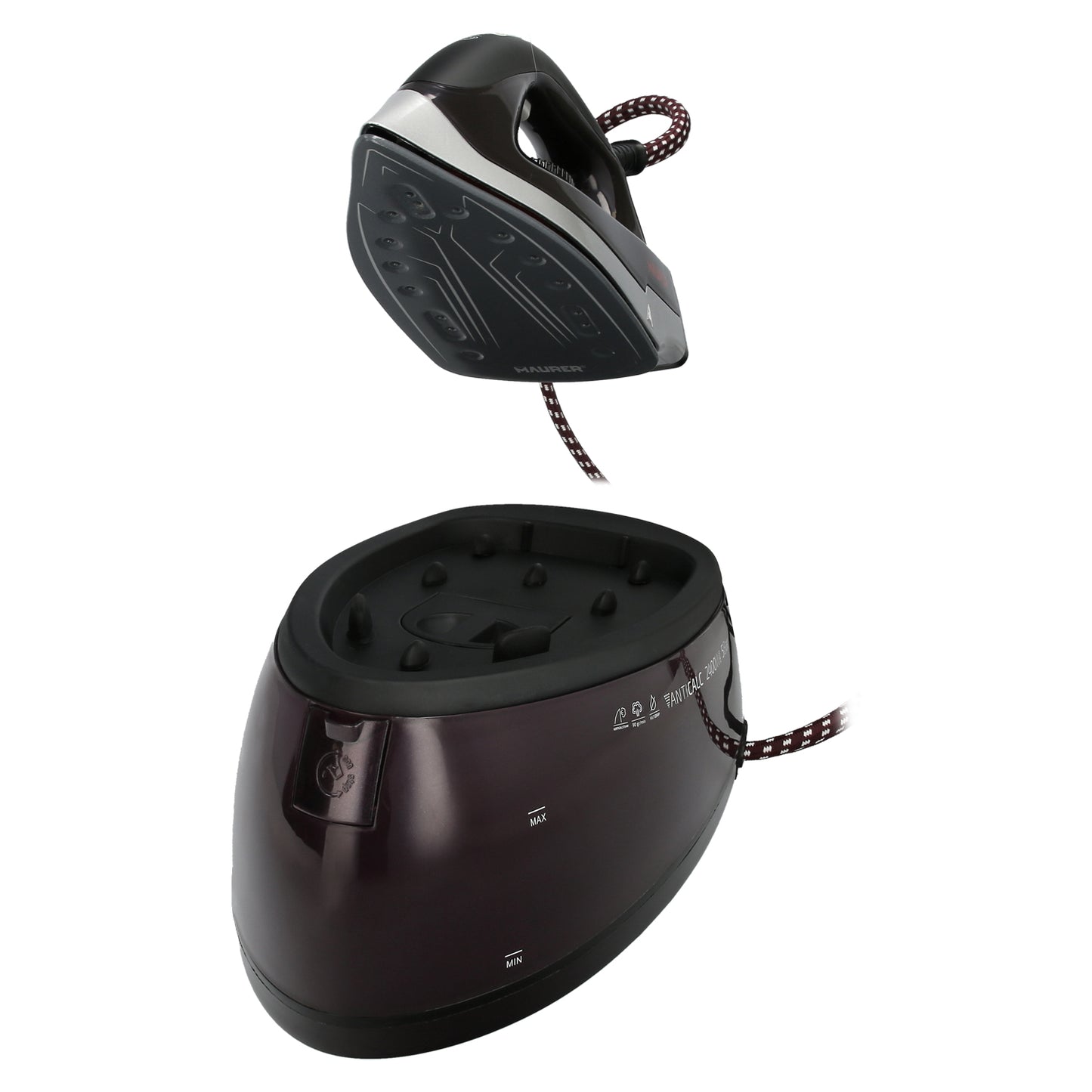 Plancha Vapor-Centro Planchado 2400 Watt.