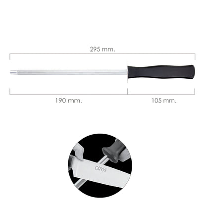 Chaira Afiladora Grenoble 19 cm. Negro