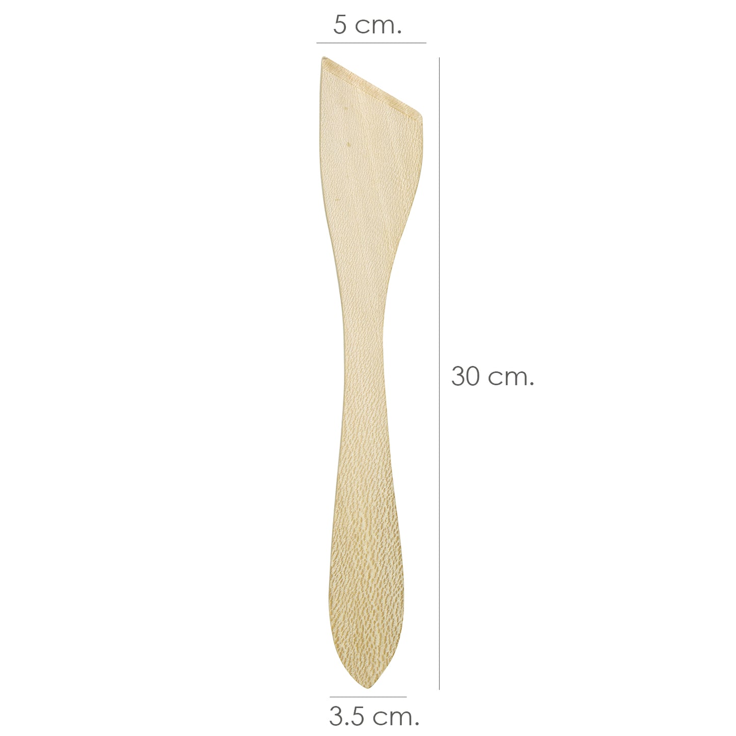 Espatula Sarten Cocina Madera Oryx 30 cm.