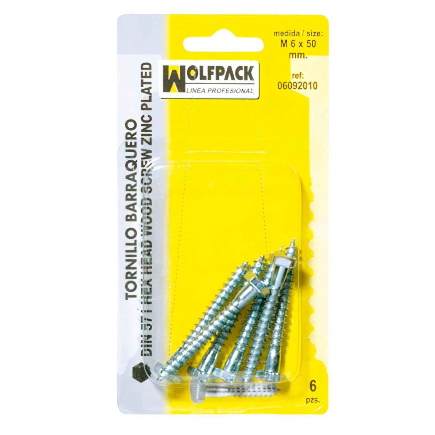Chave de fenda Parafuso Din571 7x70 mm. (5 peças)