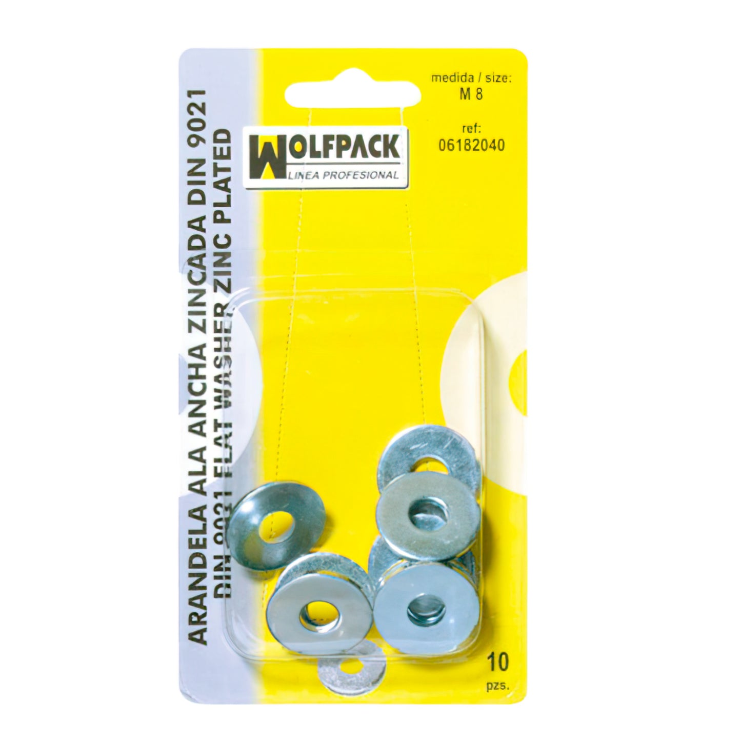 Arandelas Ala Ancha Din9021 M03 (100 Piezas)
