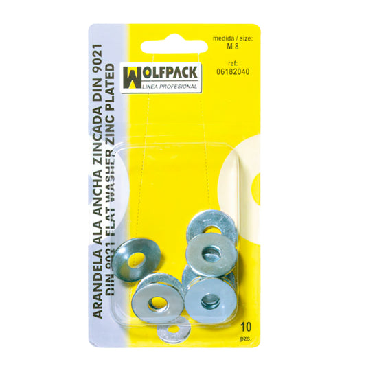 Arruelas de flange largo Din9021 M05 (35 peças)