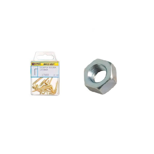 Tuerca Hexagonal Zincada M6  (30 unidades)