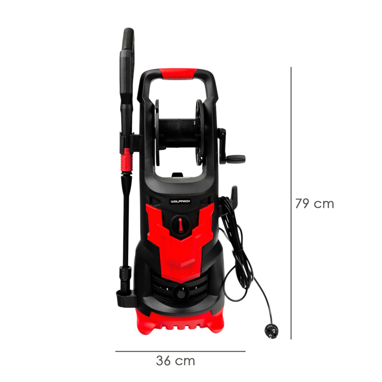 Hidrolimpiadora Alta Presión 180 Bares 2.400 Watt. Con Accesorios 390 Litros / Hora. Limpiadora de Agua Con Deposito Detergente