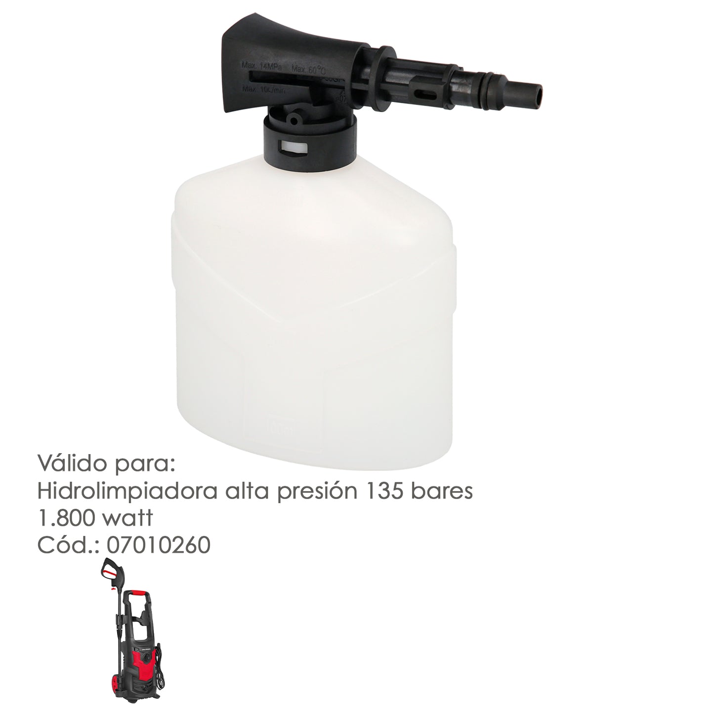 Deposito Para Hidrolimpiadora Wolfpack 135 - 150 Bar