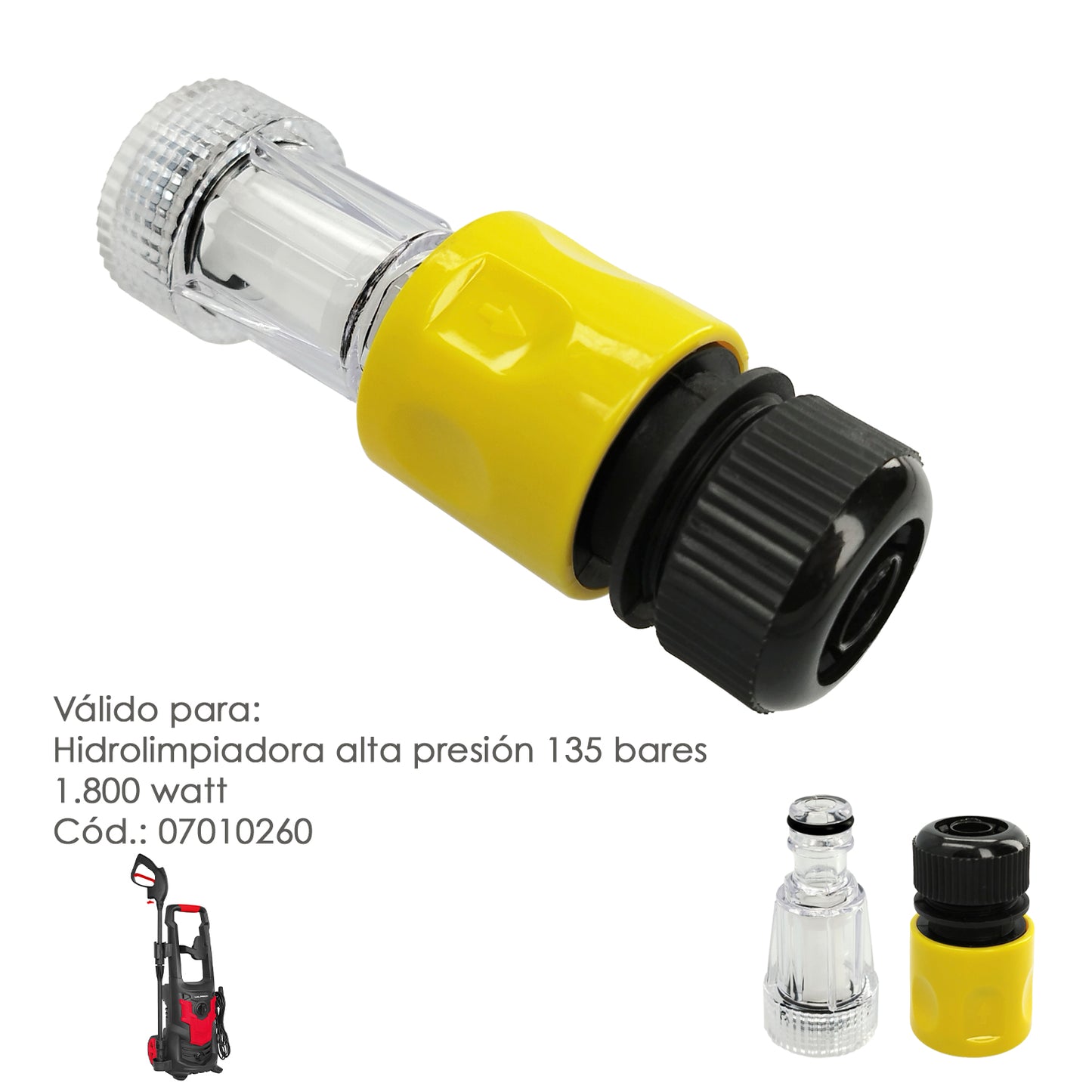 Adaptador Para Hidrolimpiadora Wolfpack 135 - 150 Bar