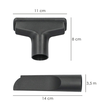 Repuesto Tubo y Boquillas Para Aspirador Soplador Plástico Agua Y Polvo 10 Litros / 1000 Watt. (Codigo 07010400)