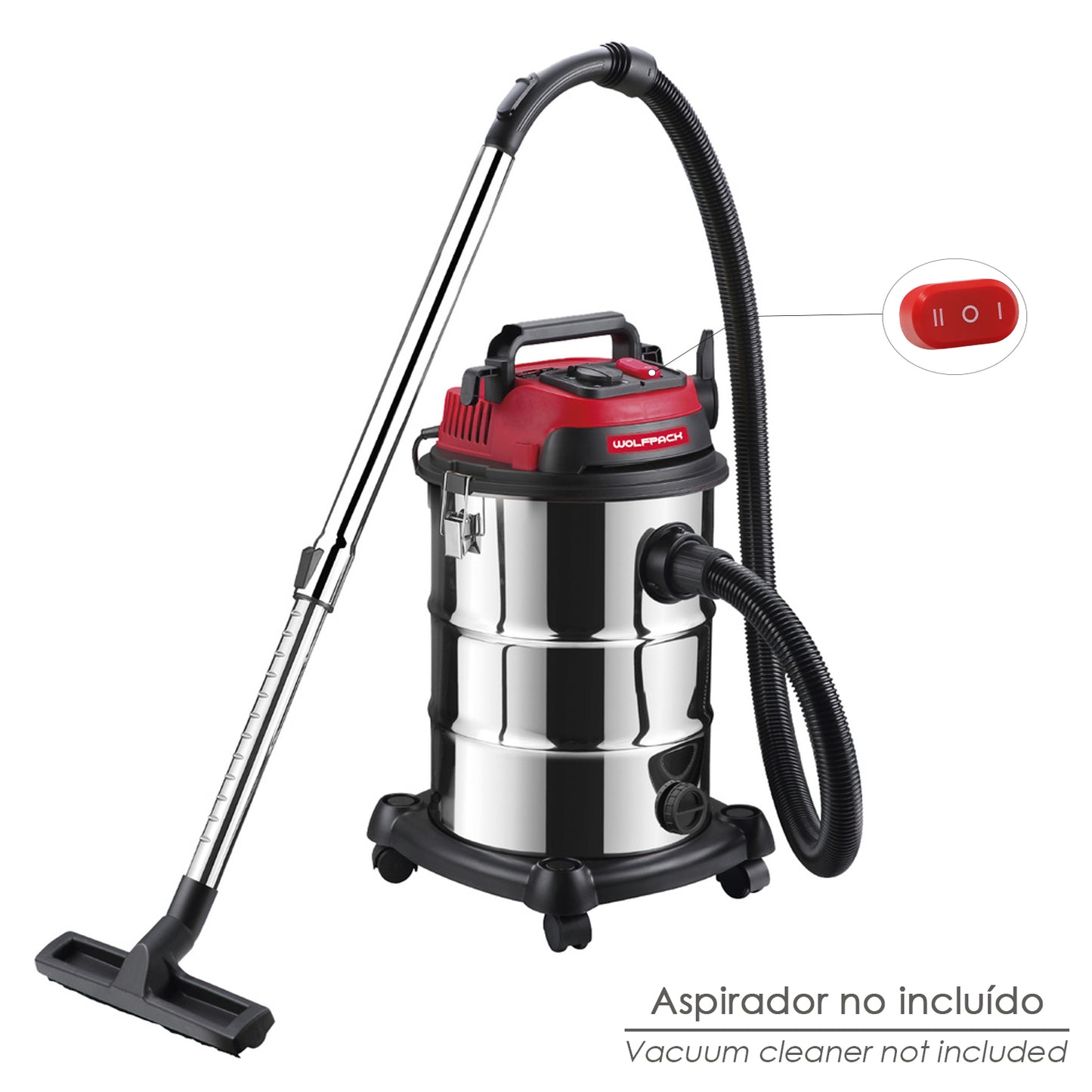 Interruptor Para Aspirador Inoxidable 07010450