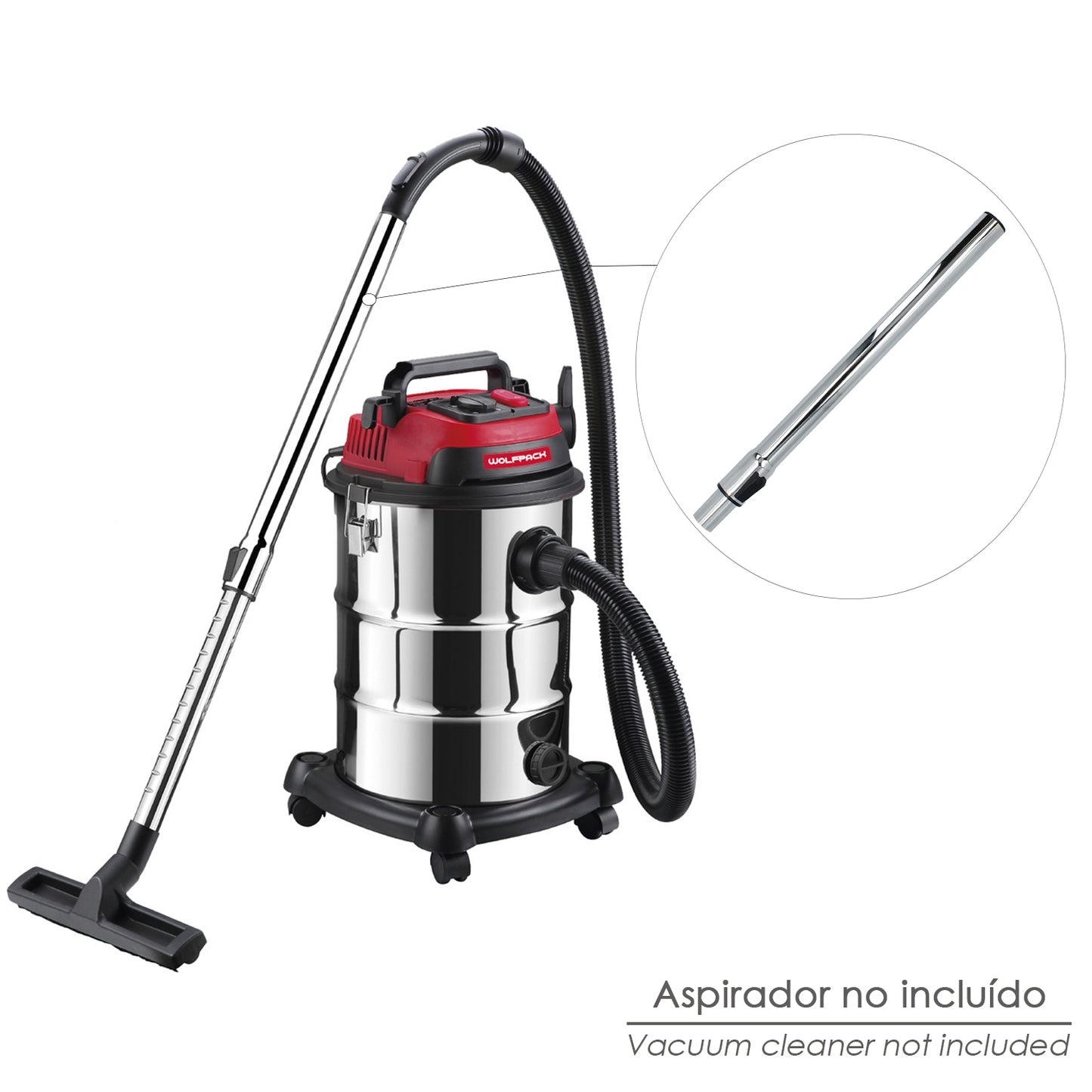 Tubo Telescopico Para Aspirador Inoxidable 07010450