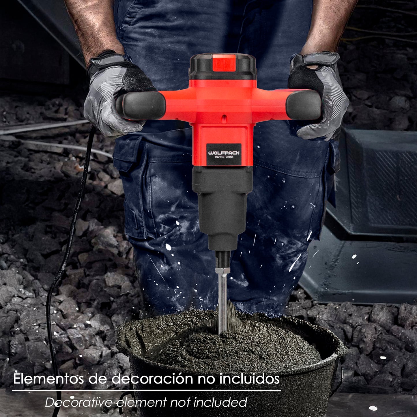 Mezclador Electrico 1800 Watt 6 Velocidades Con Variador de Potencia