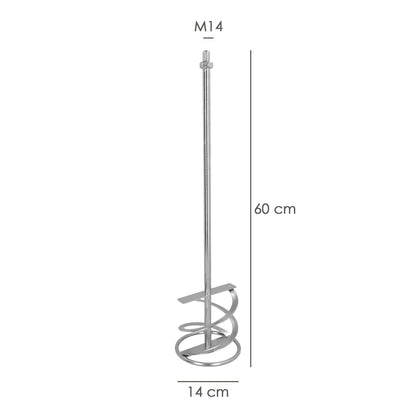 Mezclador Cola Recambio M14 140x600 mm.