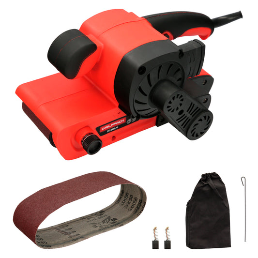 Lixadeira de cinta de 800 watts. Com sucção integrada