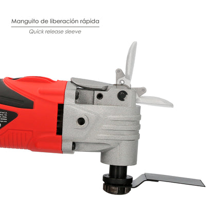 Ferramenta multifuncional oscilante de 300 Watts. Com acessórios Variador de velocidade de 23.000 RPM, troca rápida de lâmina, corte, lixamento