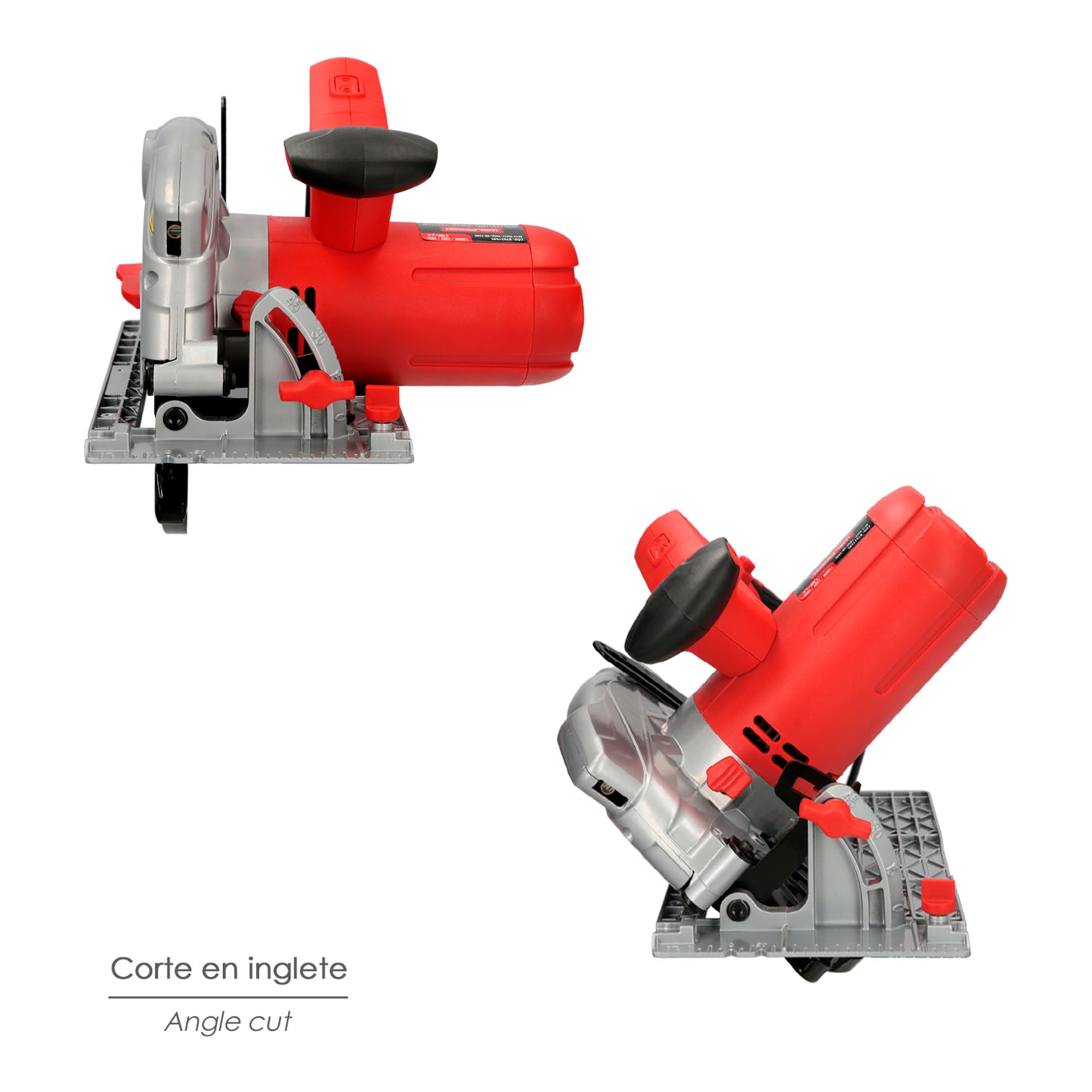 Serra Circular 1300 Watts. Com Disco Laser 185 mm. Regulador de profundidade de corte de esquadria de 4.700 RPM. Serra de esquadria, serra de madeira