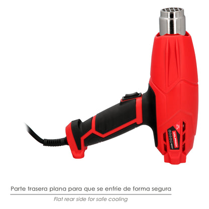 Pistola de ar quente de 2.000 watts. 2 poderes com acessórios. Stripper, pistola de decapagem com ar quente