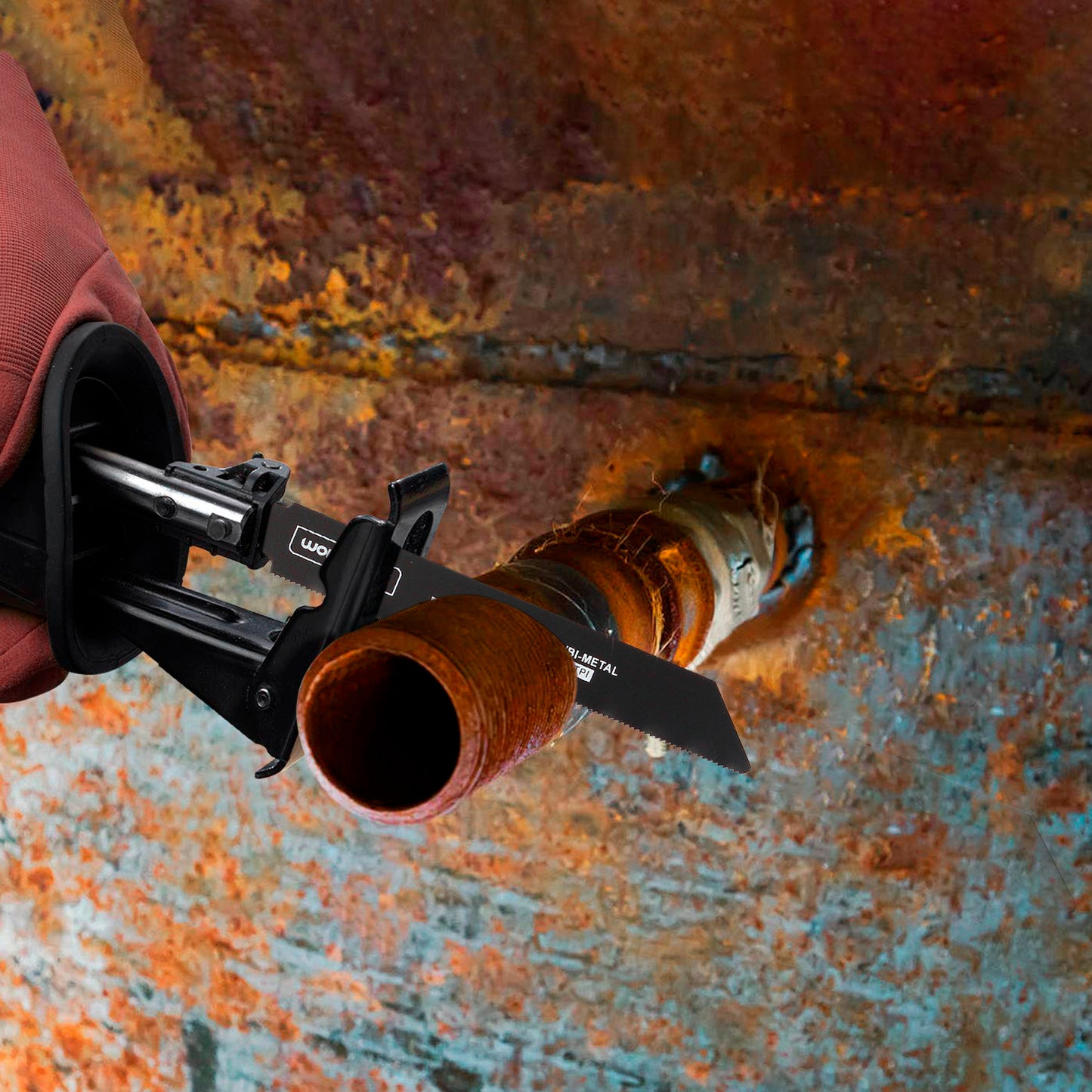 Hoja Sierra Sable Para Metales 152 mm. 18 Tpi. 5 Piezas. Sierra Hierro Aluminio, Cobre, Plastico