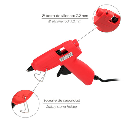 Pistola Termocolante Wolfpack - IDE 10w/ 7 mm Mini