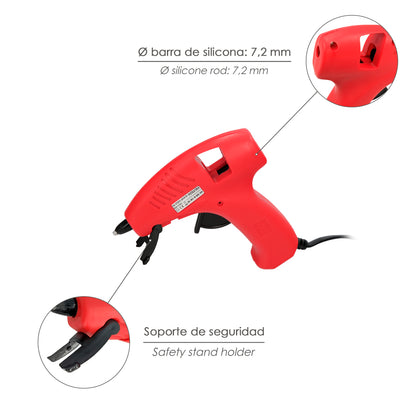 Pistola pequena de resfriamento por calor Wolfpack-IDE 20w / 7,5 mm