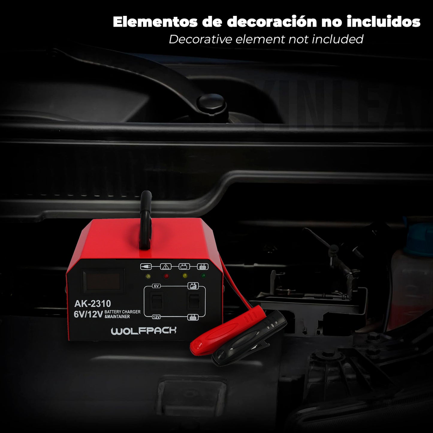 Cargabaterias Con Mantenedor de Carga 6/12V 10-150 Ah Automatico