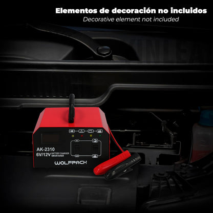 Cargabaterias Con Mantenedor de Carga 6/12V 10-150 Ah Automatico