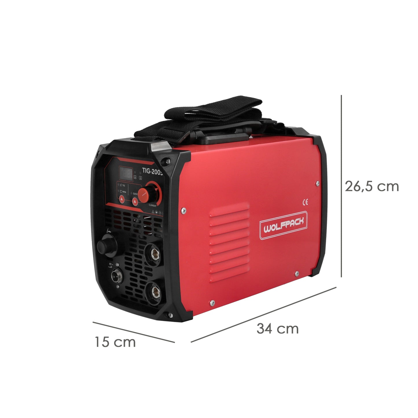 Soldadura Inverter Wolfpack TIG 200 A MMA 160 A