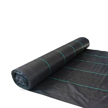 Malha anti-ervas daninhas (rolo 1,55x100 metros) Malha anti-ervas daninhas, malha geotêxtil de jardim, tecido anti-ervas daninhas de jardim