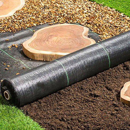 Malha anti-ervas daninhas (rolo 1,55x100 metros) Malha anti-ervas daninhas, malha geotêxtil de jardim, tecido anti-ervas daninhas de jardim