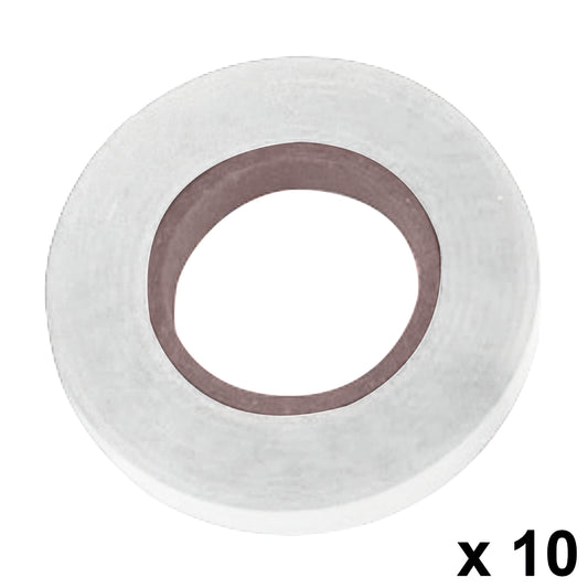 Fita de Amarração 11 x 0,15 mm. x 26 metros Branco (Pacote 10 Rolos)
