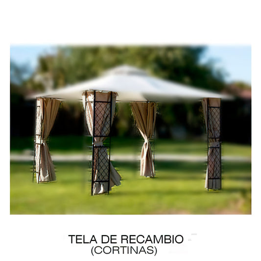 Tecido para substituição de cortina de pérgola Sagres